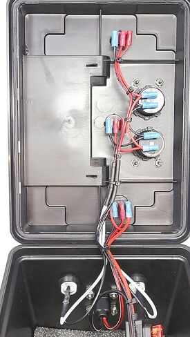 Ice Hole Power|(Not Compatible with Amped 30ah Tall Battery) Water Resistant Without Battery | QC3.0 USB, USB-C, Kayak Fishing, Camping in Kuwait