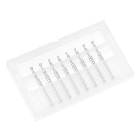 8pcs PCB Drill Bits 2.65mm Tungsten Carbide Spiral Flute Jewelry Engraving Print Circuit Board Micro Drill Bits 1/8" Shank(2.75mm) in Kuwait