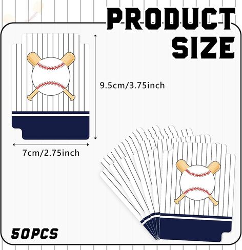 50pcs Football Card Dividers Plastic Index Card Storage Dividers with Tabs Card Separators for Sports Game Football Card Collection in Kuwait