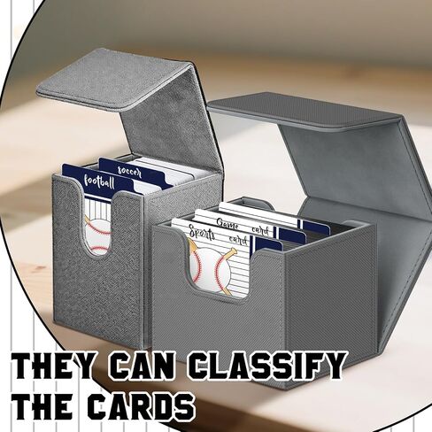 50pcs Football Card Dividers Plastic Index Card Storage Dividers with Tabs Card Separators for Sports Game Football Card Collection in Kuwait