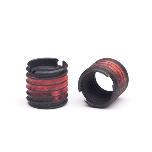 E-Z Lok Externally Threaded Insert, C12L14 Carbon Steel, Meets AISI 12L14, 7/16"-20 Internal Threads, 9/16"-12 External Threads, 0.562" Length, Made in US (Pack of 5) in Saudi Arabia