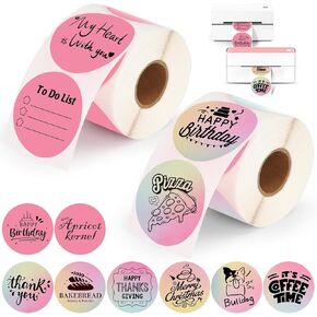 3x2'' Holographic Thermal Labels,3 Rolls Square Label Sticker for Phomemo 241BT for MUNBYN 130B/RW402B Printer,600Pcs Waterproof Label Paper for Address/Logo/Barcode/Price/Thanks in Kuwait