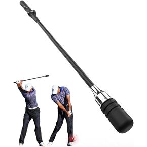 Rocalt Golf Swing Trainer, Click Stick Swing Training Aid for Inertia & Swing Tempo Practice, Weighted Golf Grip Trainer Helps Enhance Strength, Improve Flexibility & Maintain Balance in Kuwait