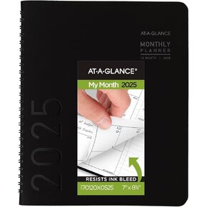 AT-A-GLANCE 2026 Planner, Monthly, 7" x 8.75", Medium, Contemporary, Black (70120X0526) in Kuwait
