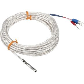FTARP10 PT100 5m Cable 30mm Roller Groove Probe Head RTD Temperature Sensor 1Pcs(4x30mm Probe A) in Saudi Arabia