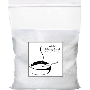 رمال منفضة سجائر للاستخدام الداخلي والخارجي (أبيض) (10 رطل.) in Kuwait