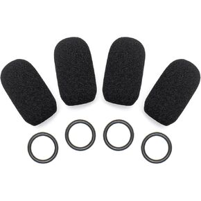 Foam Mic Cover Kit Compatible with SteelSeries Arctis Nova Pro, Drop, EPOS Sennheiser PC38X, Plantronics/NACON RIG 400/700 HX, Xbox Wireless, 4 Pack Foam Covers & 4 O-Rings in Kuwait