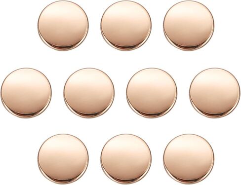 HARFINGTON 10pcs 18L Metal Round Buttons 11.5mm 15/32" Zinc Alloy Shank Flat Sewing Button Craft Replacement Buttons for Clothing Decoration DIY Accessories, Sand Gold in Saudi Arabia