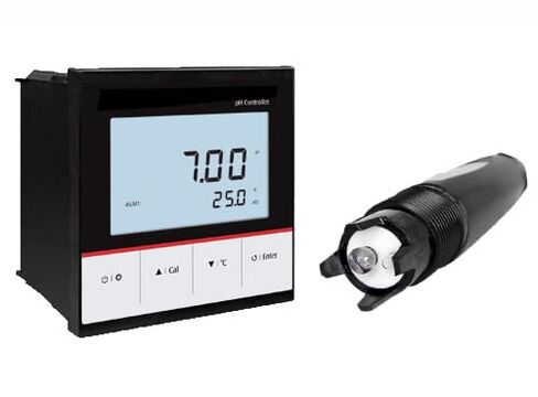 وحدة التحكم الصناعية على الإنترنت في الرقم الهيدروجيني عبر الإنترنت مع نطاق درجة الحموضة مع نطاق درجة الحموضة -1.00 إلى 15.00 درجة الحموضة MV -1000 إلى 1000 mV نطاق درجة الحرارة 0 إلى 100 درجة مئوية / 32 إلى 212 درجة فهرنهايت 4 إلى 20mA شاشة LCD الإشارة in Kuwait
