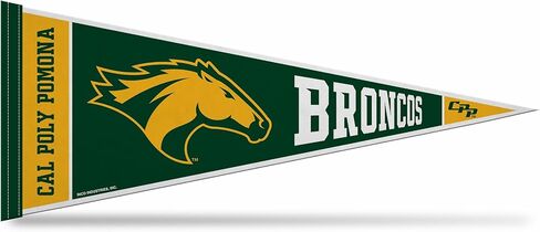 Rico Industries NCAA Cal Poly Pomona Broncos 12" x 30" Felt Wall Décor Pennant - Great for Home/Bed Room/Man Cave Décor in Saudi Arabia
