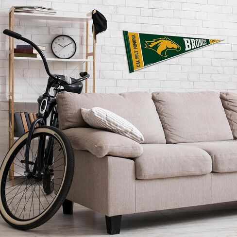 Rico Industries NCAA Cal Poly Pomona Broncos 12" x 30" Felt Wall Décor Pennant - Great for Home/Bed Room/Man Cave Décor in Saudi Arabia