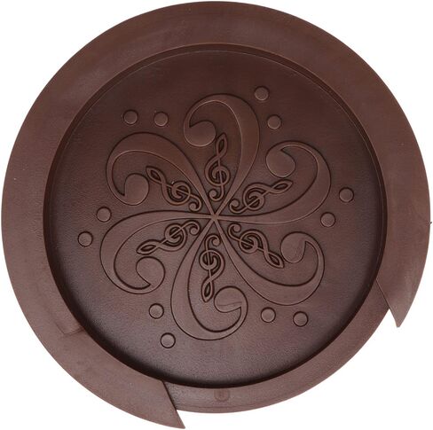 Keenso Acoustic Guitar Soundhole Cover Soft Silicone Dampen Sound Good Decoration for Guitarist (Black) in Saudi Arabia