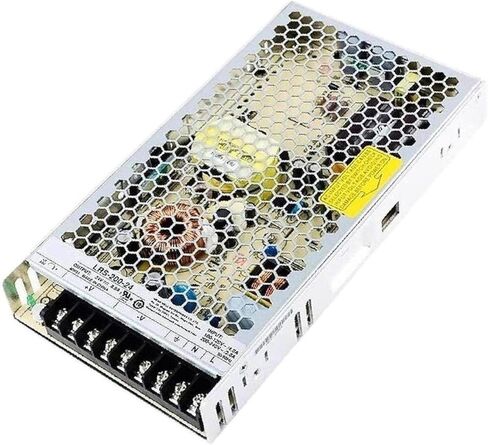 LRS-200-24 Single Output Industrial Power Supply 24V 8.8A 211W, UL/TUV/CB/CE Certified, Fanless, Wide Input 90-264VAC, for Automation, Control Systems in Saudi Arabia