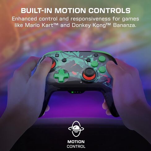 Turtle Beach Rematch Wireless Controller: Invincible Mario - Nintendo Switch/Switch Lite/Switch - OLED Model, Nintendo Switch 2, Glows in the Dark, Rechargeable Battery in Saudi Arabia
