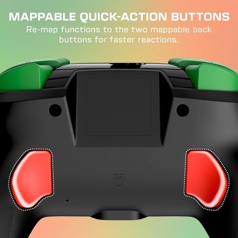 Turtle Beach Rematch Wireless Controller: Invincible Mario - Nintendo Switch/Switch Lite/Switch - OLED Model, Nintendo Switch 2, Glows in the Dark, Rechargeable Battery in Saudi Arabia