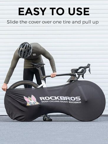 غطاء عجلة Rockbros للدراجة الداخلية مقاومة للغبار غلاف العجلة مرنة مرنة للدراجات لمدة 24-29 "700C الدراجات الجبلية in Saudi Arabia