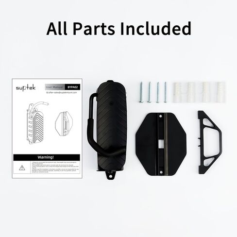 Suptek 2 عبوات من جدار رف الدراجة العمودي - شماعات دراجة مرآب للجراج الشاقية للتخزين الداخلي ، يسهل تعليقها وفصلها ، تدعم ما يصل إلى 132 رطل ، BYPA01-2 in Kuwait