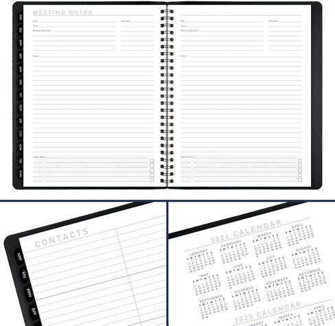 AT-A-GLANCE 2026 Planner, Monthly, 7" x 8.75", Medium, Contemporary, Black (70120X0526) in Kuwait