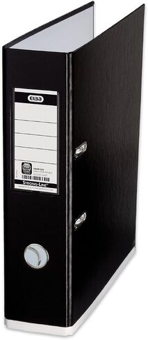 Elba A4+ MyColour Lever Arch File, 80mm Spine, Black/White (1 Folder) in Saudi Arabia