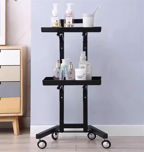 Slim Rolling Storage Cart for,Kitchen Utility Car， and Wheels Salon Storage Cart Stand for Stylists in Kuwait