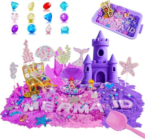 Bbiamsleep Dinosaur Sensory Bin, 147 Pcs Dinosaurs Sand Kit with Sandbox 2.2 lbs Color Sensory Sand 10 Dinosaur Mould 9 Tools Dinosaur Sensory Bin Fillers for Birthday Party in Saudi Arabia