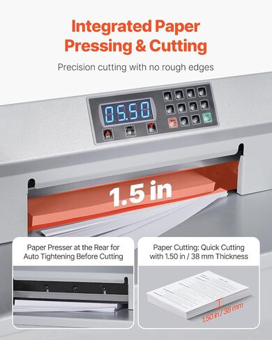 VEVOR Paper Cutter Blade, Heavy Duty Steel Blade Replacement Suitable for Professional Cutter E330D/E330S, Paper Trimmer Machine Spare Blade,585 x 44 x 6 mm in Saudi Arabia