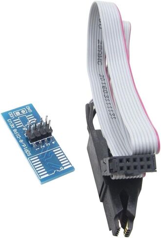 SOIC8 SOP8 Flash Chip IC Test Clips Socket Adpter BIOS/24/25/93 Programmer New for Arrival 2025 High for Quality in Saudi Arabia