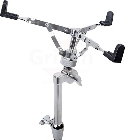 Griffin Stand-Up Snare Drum Stand (Extended XHeight Edition) – Tall Adjustable Chrome Hardware for Practice Pads, Drum Kits & Concert Use in Saudi Arabia