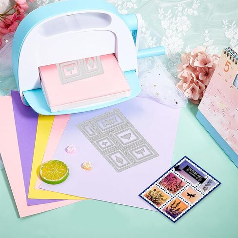 GLOBLELAND Flower Corner Clear Stamps Label Frame Cutting Dies PET Painting Stencils for Card Making Insect Butterfly Bee Silicone Stam Flourish Corner Die Cuts PET Paint Stencils for DIY Scrapbooking in Saudi Arabia