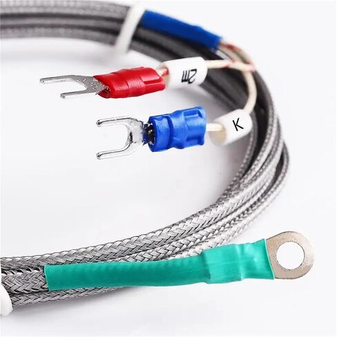 5mm Hole Probe Thermocouple K Temperature Sensor 2M Cable for Temperature Controller 1Pcs(Cable Length 5m) in Saudi Arabia
