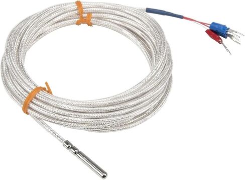 FTARP10 PT100 5m Cable 30mm Roller Groove Probe Head RTD Temperature Sensor 1Pcs(4x30mm Probe A) in Saudi Arabia