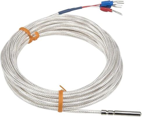 FTARP10 PT100 5m Cable 30mm Roller Groove Probe Head RTD Temperature Sensor 1Pcs(4x30mm Probe A) in Saudi Arabia
