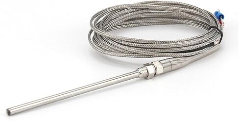 Thermocouple M8 PT100 نوع درجة الحرارة مستشعر المسمار كبل خيط المسمار -200-600 درجة 1pcs (PT100 5 متر ، 100 مم) in Saudi Arabia
