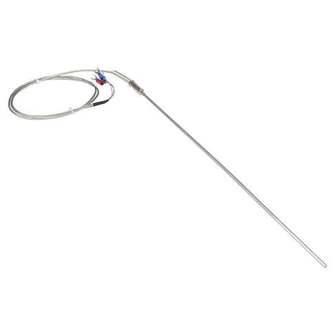 FTARP08 PT100 Type 1m Metal Braided Cable 300mm Probe Sheathed RTD Temperature Sensor 1Pcs(B 5mm Diameter) in Saudi Arabia