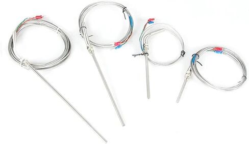 2m K J Type M8 Cable Wire Length Thermocouple Stainless Steel Probe 0~400C Temperature Sensor 1Pcs(M8 J 2m 50mm) in Saudi Arabia