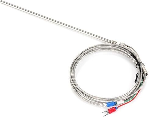 2m K J Type M8 Cable Wire Length Thermocouple Stainless Steel Probe 0~400C Temperature Sensor 1Pcs(M8 J 2m 50mm) in Saudi Arabia