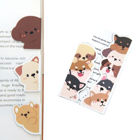 5pcs Cute Magnetic Bookmark, Funny Peeping Cat Book Marker Clip for Teachers, Students, Book Lovers Gifts, Printing on 2 Side in Kuwait
