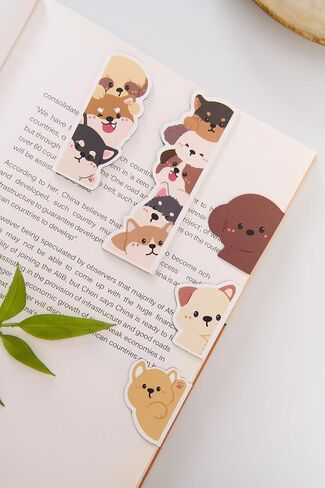 5pcs Cute Magnetic Bookmark, Funny Peeping Cat Book Marker Clip for Teachers, Students, Book Lovers Gifts, Printing on 2 Side in Kuwait