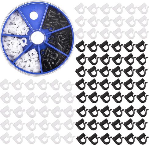صيد الأسماك Clevis Easy Spin Spinner Clevis Kit - 260pcs Spinner Blade Clevis مطوية Clevises البلاستيك لقطات سريعة لإغراء ملعقة الصيد Spinnerbait Parts الإكسسو in Kuwait