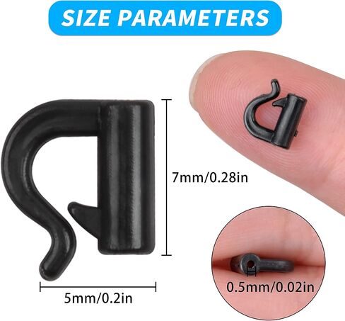 صيد الأسماك Clevis Easy Spin Spinner Clevis Kit - 260pcs Spinner Blade Clevis مطوية Clevises البلاستيك لقطات سريعة لإغراء ملعقة الصيد Spinnerbait Parts الإكسسو in Kuwait
