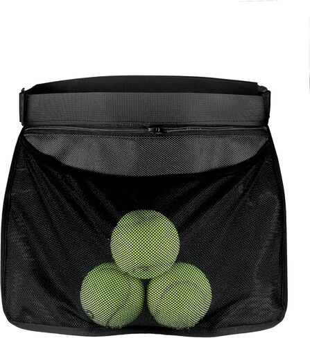 Qwork 2 Pack Tennis Ball Holder Pickleball Holder Facs ، Ball Bacs ، Mesh Weist Hip Bag Carrier ، يحملون ملحقًا للنساء لتنورة Men Bag Bag و Balls 6-8 Pickle Calls أو Tennis in Kuwait