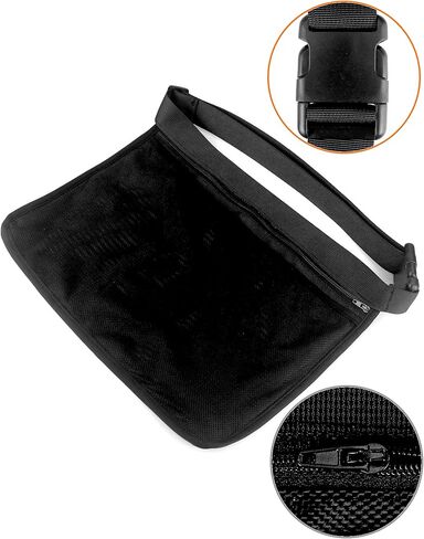 Qwork 2 Pack Tennis Ball Holder Pickleball Holder Facs ، Ball Bacs ، Mesh Weist Hip Bag Carrier ، يحملون ملحقًا للنساء لتنورة Men Bag Bag و Balls 6-8 Pickle Calls أو Tennis in Kuwait