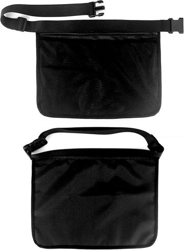 Qwork 2 Pack Tennis Ball Holder Pickleball Holder Facs ، Ball Bacs ، Mesh Weist Hip Bag Carrier ، يحملون ملحقًا للنساء لتنورة Men Bag Bag و Balls 6-8 Pickle Calls أو Tennis in Kuwait