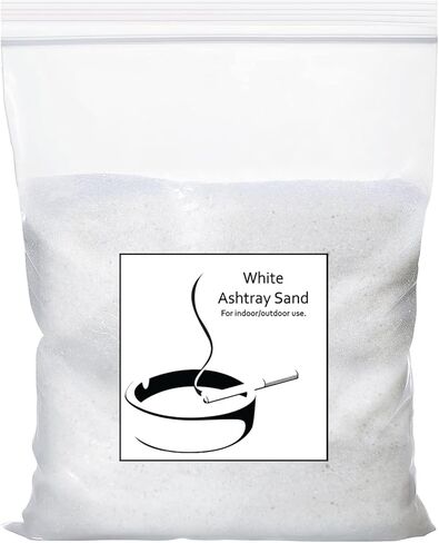 رمال منفضة سجائر للاستخدام الداخلي والخارجي (أبيض) (10 رطل.) in Kuwait