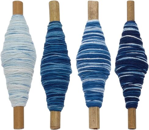 FreeBloss 4 Colors 153 ياردة Sashiko Thread Cotton Theregroidery Thread اليابانية لحف وتطريز Sashiko Supplies خياطة الخيط Sashiko موضوع أزرق مصبوغ الخيط in Saudi Arabia