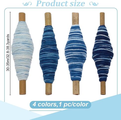 FreeBloss 4 Colors 153 ياردة Sashiko Thread Cotton Theregroidery Thread اليابانية لحف وتطريز Sashiko Supplies خياطة الخيط Sashiko موضوع أزرق مصبوغ الخيط in Saudi Arabia