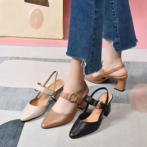 Orthopedic Sandals with Heels,Orthopedic High Heels for Women, Dressy Leather High Heels Orthopedic Shoes in Kuwait