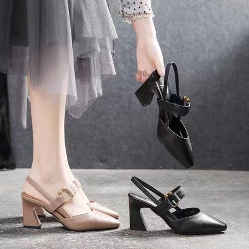 Orthopedic Sandals with Heels,Orthopedic High Heels for Women, Dressy Leather High Heels Orthopedic Shoes in Kuwait