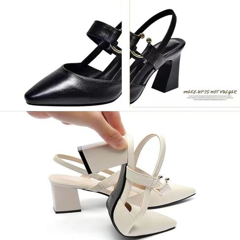 Orthopedic Sandals with Heels,Orthopedic High Heels for Women, Dressy Leather High Heels Orthopedic Shoes in Kuwait