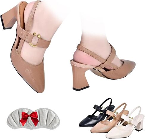 Orthopedic Sandals with Heels,Orthopedic High Heels for Women, Dressy Leather High Heels Orthopedic Shoes in Kuwait